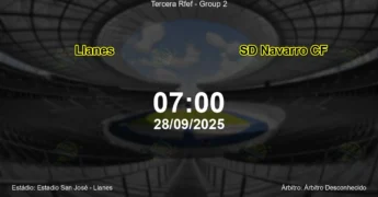 Palpite e análise do jogo Llanes vs SD Navarro CF pela Tercera Rfef - Group 2