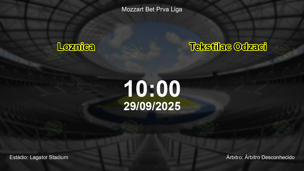 Palpite e análise do jogo Loznica vs Tekstilac Odzaci pela Mozzart Bet Prva Liga