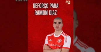 Lucca Drummond em sua camisa do Internacional, disponível após lesão. Créditos: Ricardo Duarte / Instagram @barcolorado.