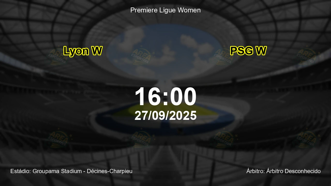 Palpite e análise do jogo Lyon W vs PSG W pela Premiere Ligue Women