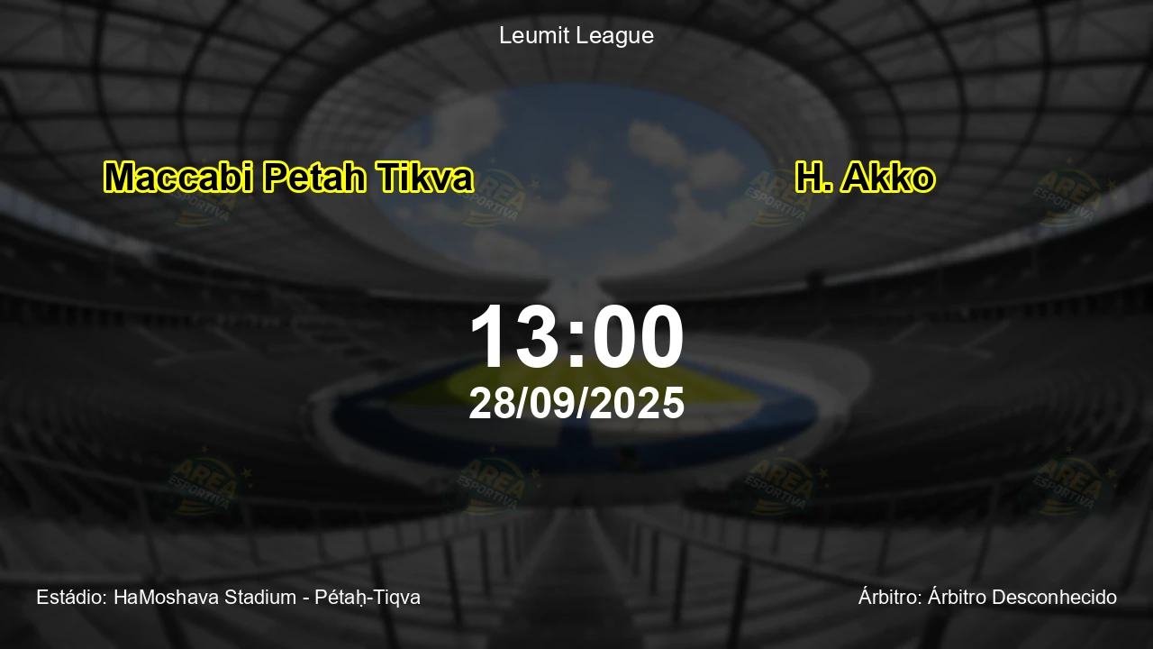 Palpite e análise do jogo Maccabi Petah Tikva vs H. Akko pela Leumit League