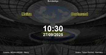 Palpite e análise do jogo Mainz vs Dortmund pela Bundesliga