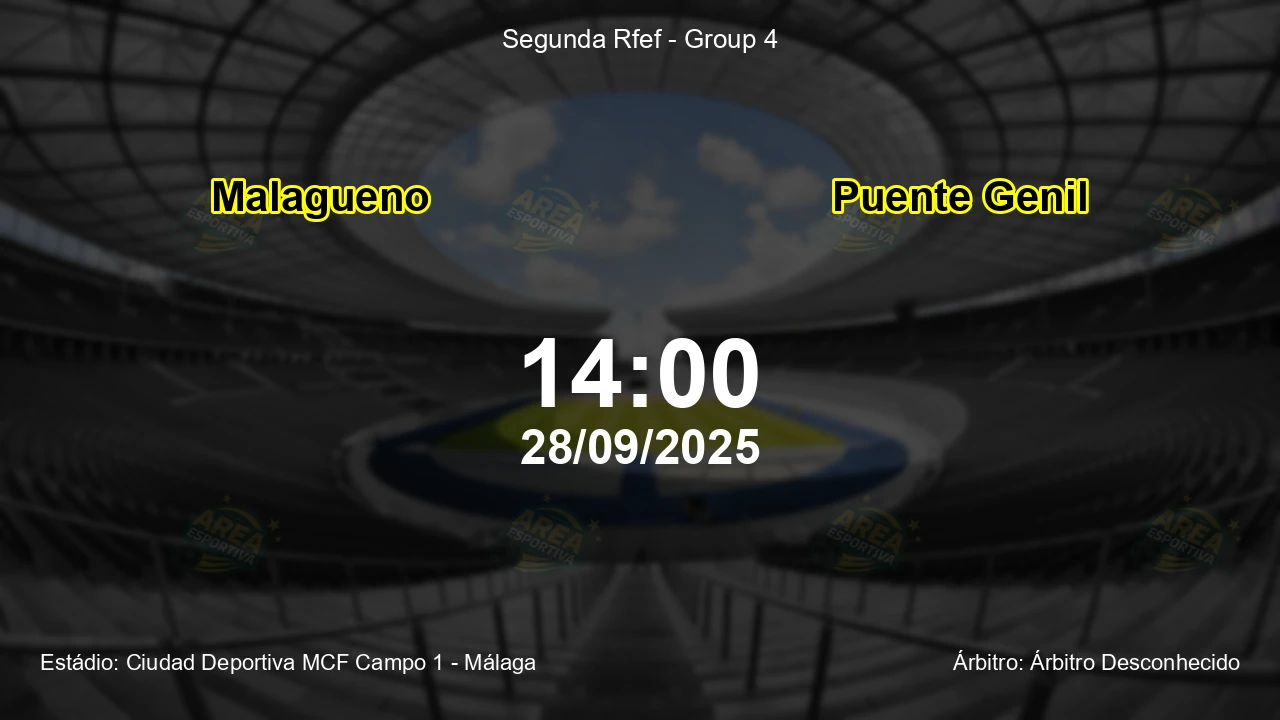 Palpite e análise do jogo Malagueno vs Puente Genil pela Segunda Rfef - Group 4