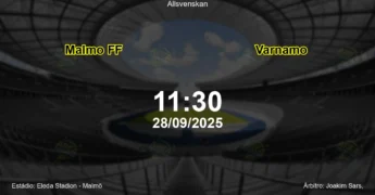 Palpite e análise do jogo Malmo FF vs Varnamo pela Allsvenskan