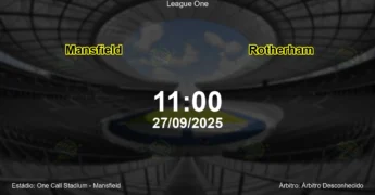 Palpite e análise do jogo Mansfield vs Rotherham pela League One