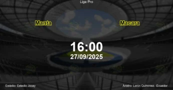 Palpite e análise do jogo Manta vs Macara pela Liga Pro