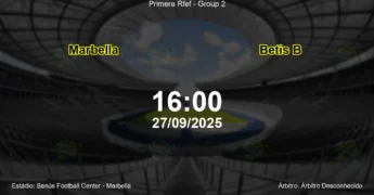 Palpite e análise do jogo Marbella vs Betis B pela Primera Rfef - Group 2