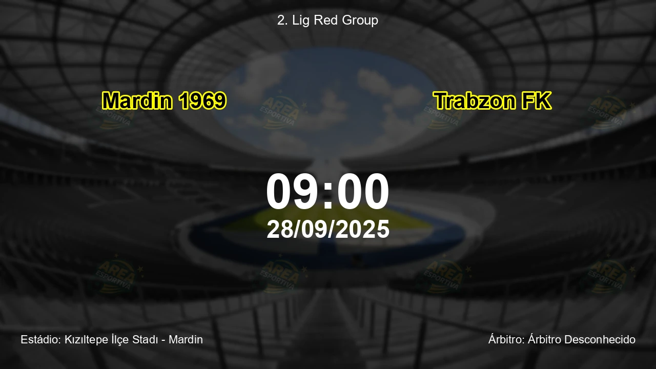 Palpite e análise do jogo Mardin 1969 vs Trabzon FK pela 2. Lig Red Group
