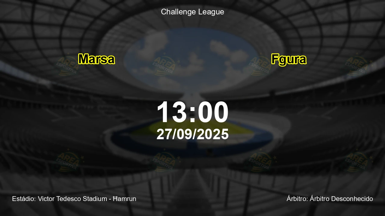 Palpite e análise do jogo Marsa vs Fgura pela Challenge League