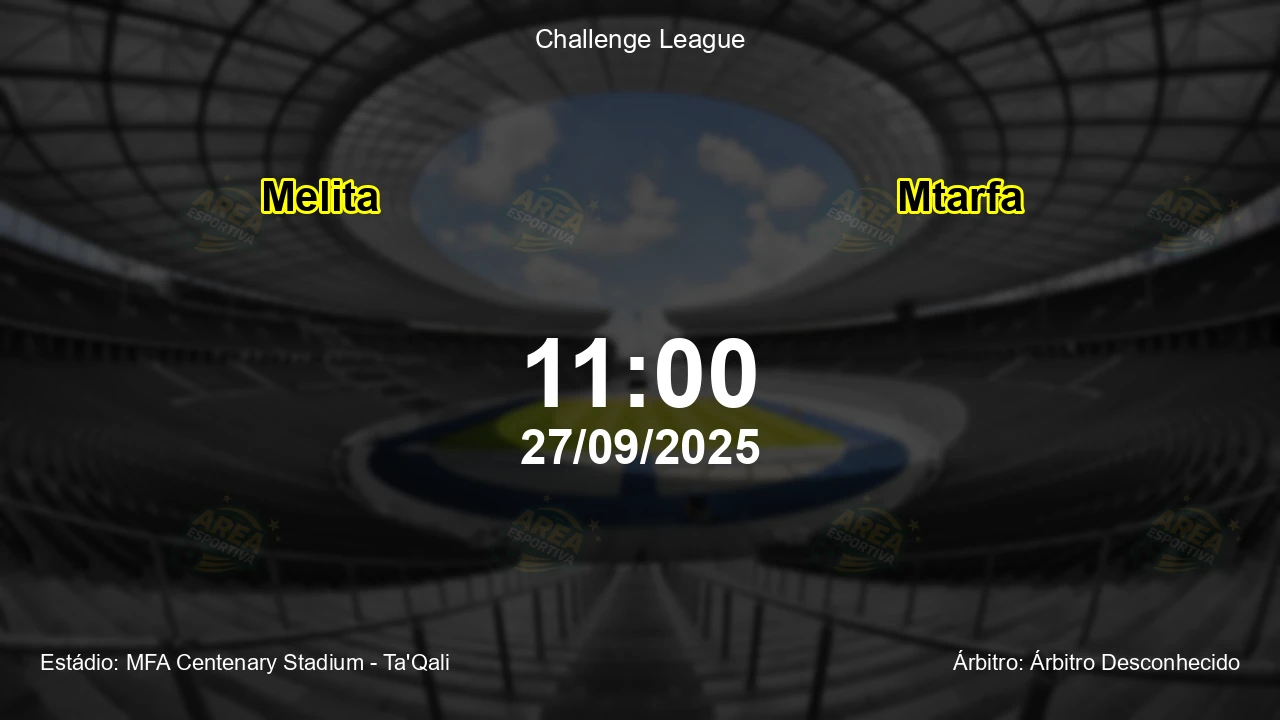 Palpite e análise do jogo Melita vs Mtarfa pela Challenge League