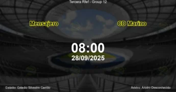 Palpite e análise do jogo Mensajero vs CD Marino pela Tercera Rfef - Group 12
