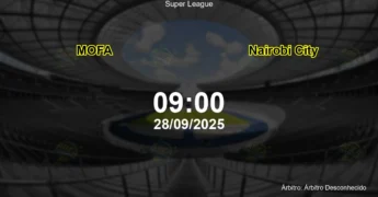 Palpite e análise do jogo MOFA vs Nairobi City pela Super League