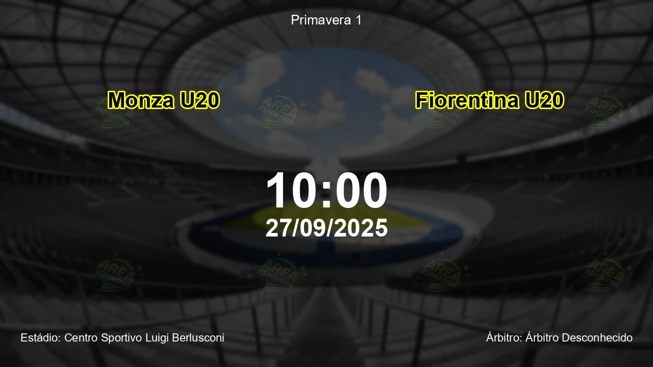 Palpite e análise do jogo Monza U20 vs Fiorentina U20 pela Primavera 1
