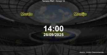 Palpite e análise do jogo Moralo vs Montijo pela Tercera Rfef - Group 14
