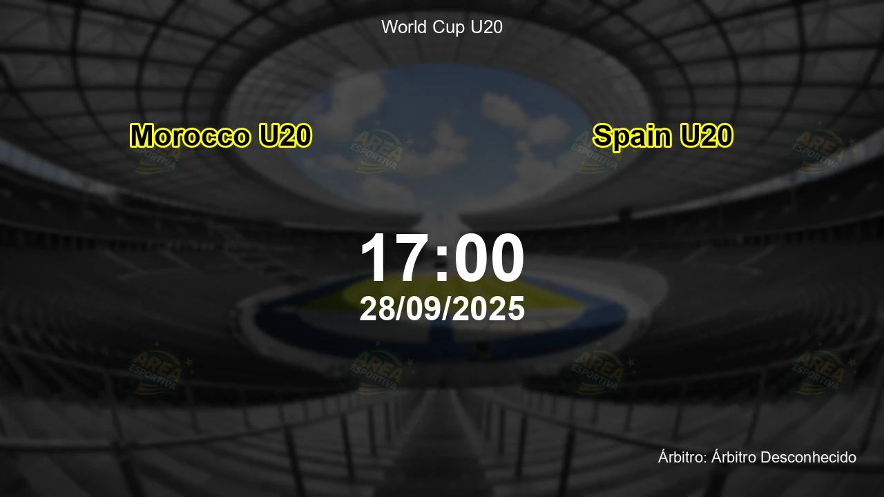 Palpite e análise do jogo Morocco U20 vs Spain U20 pela World Cup U20