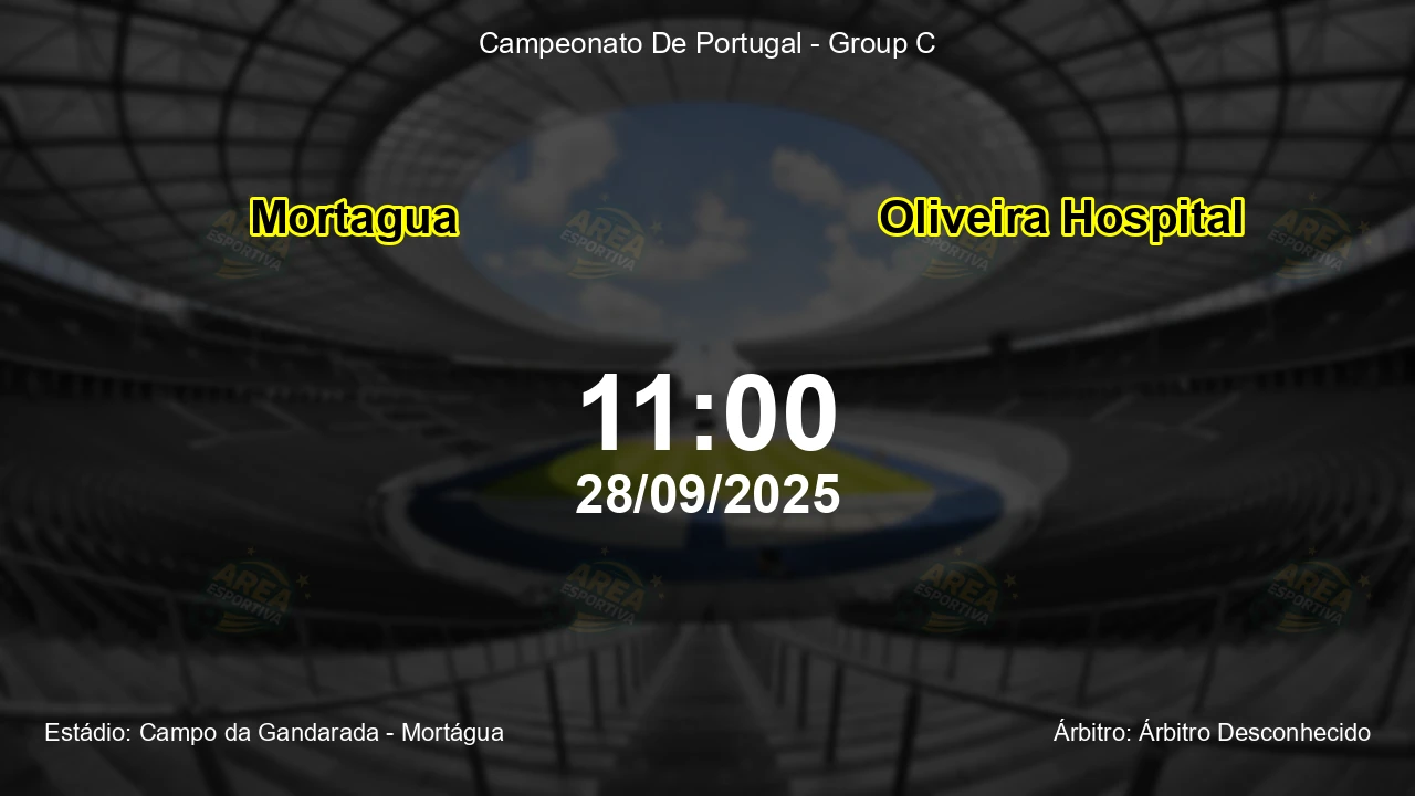 Palpite e análise do jogo Mortagua vs Oliveira Hospital pela Campeonato De Portugal - Group C