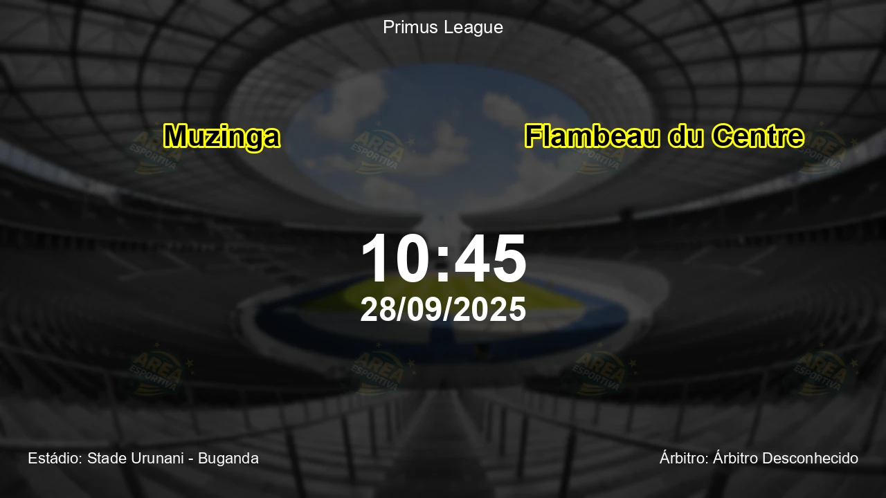 Palpite e análise do jogo Muzinga vs Flambeau du Centre pela Primus League