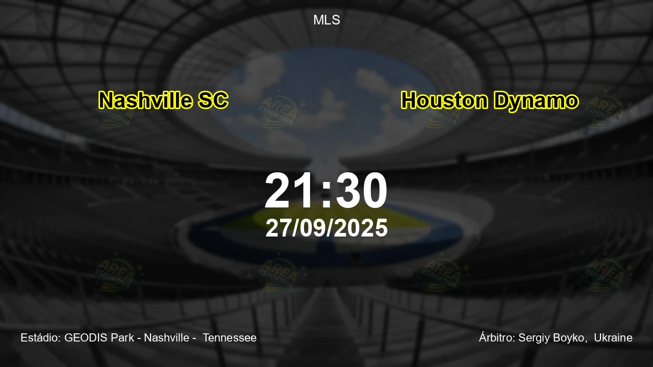 Palpite e análise do jogo Nashville SC vs Houston Dynamo pela MLS
