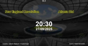 Palpite e análise do jogo New England Revolution vs Atlanta Utd pela MLS