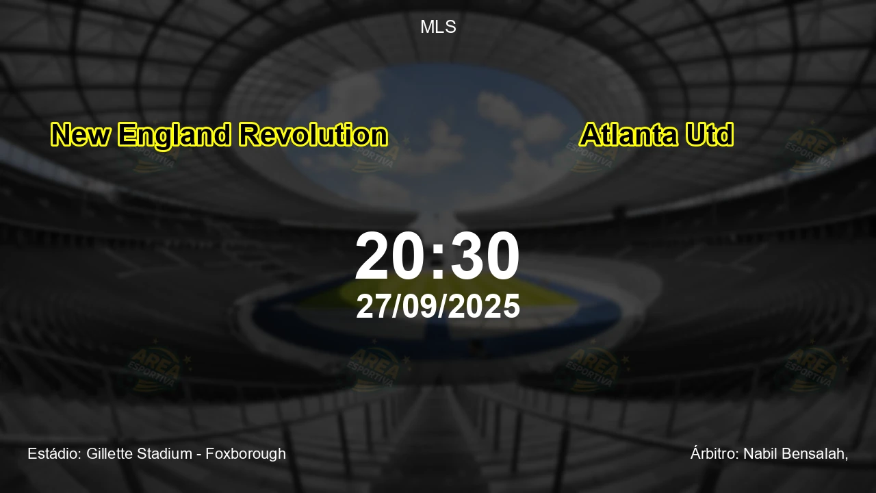 Palpite e análise do jogo New England Revolution vs Atlanta Utd pela MLS