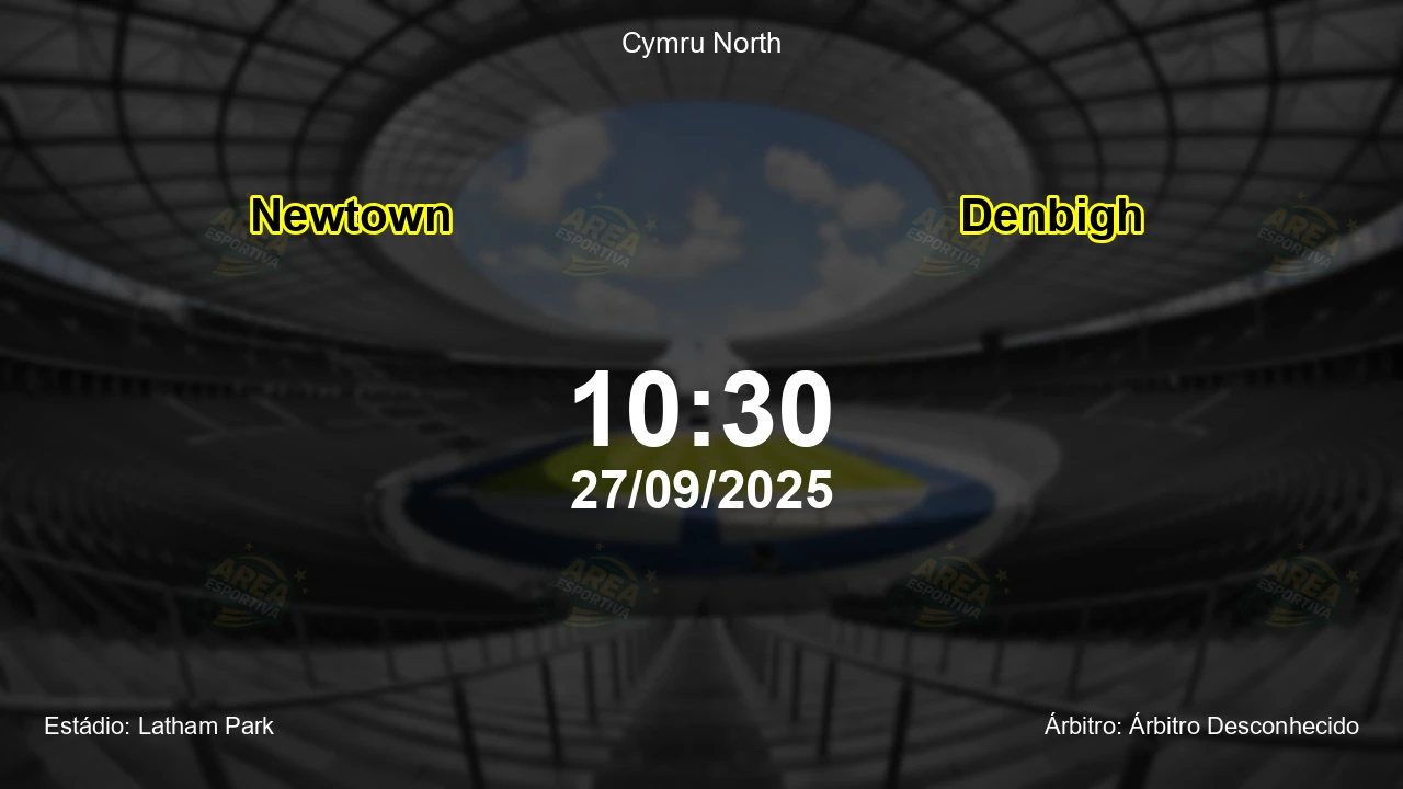 Palpite e análise do jogo Newtown vs Denbigh pela Cymru North