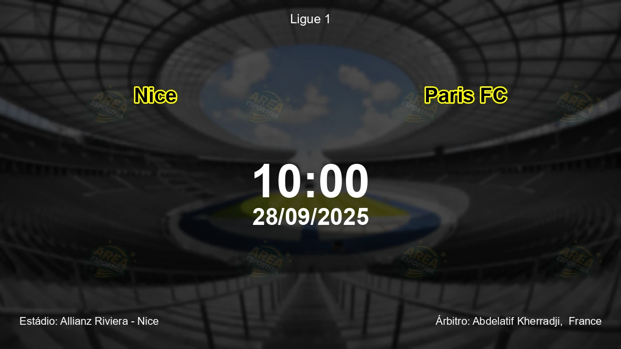 Palpite e análise do jogo Nice vs Paris FC pela Ligue 1