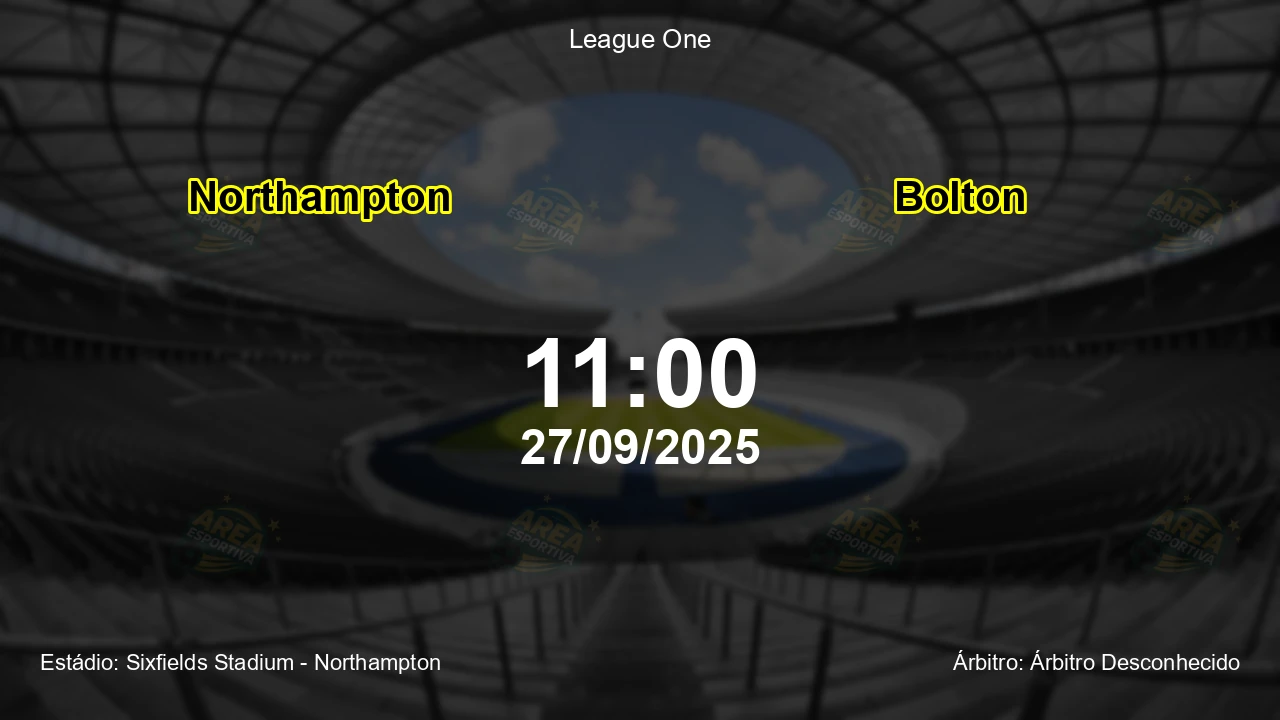 Palpite e análise do jogo Northampton vs Bolton pela League One