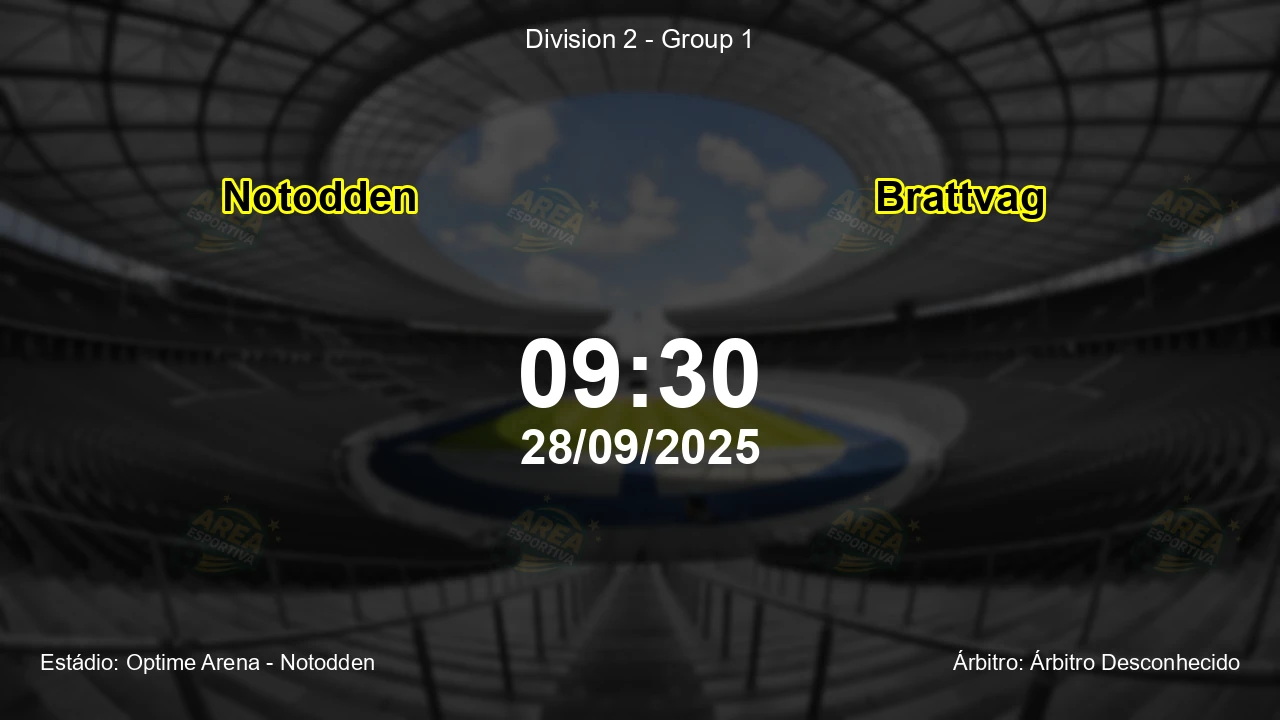 Palpite e análise do jogo Notodden vs Brattvag pela Division 2 - Group 1