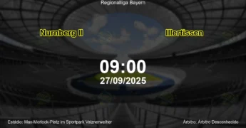 Palpite e análise do jogo Nurnberg II vs Illertissen pela Regionalliga Bayern