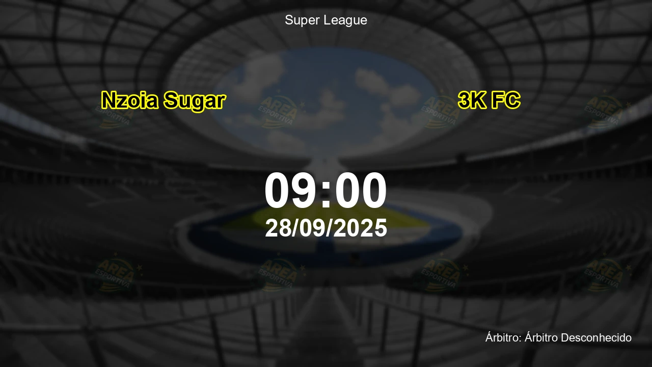 Palpite e análise do jogo Nzoia Sugar vs 3K FC pela Super League