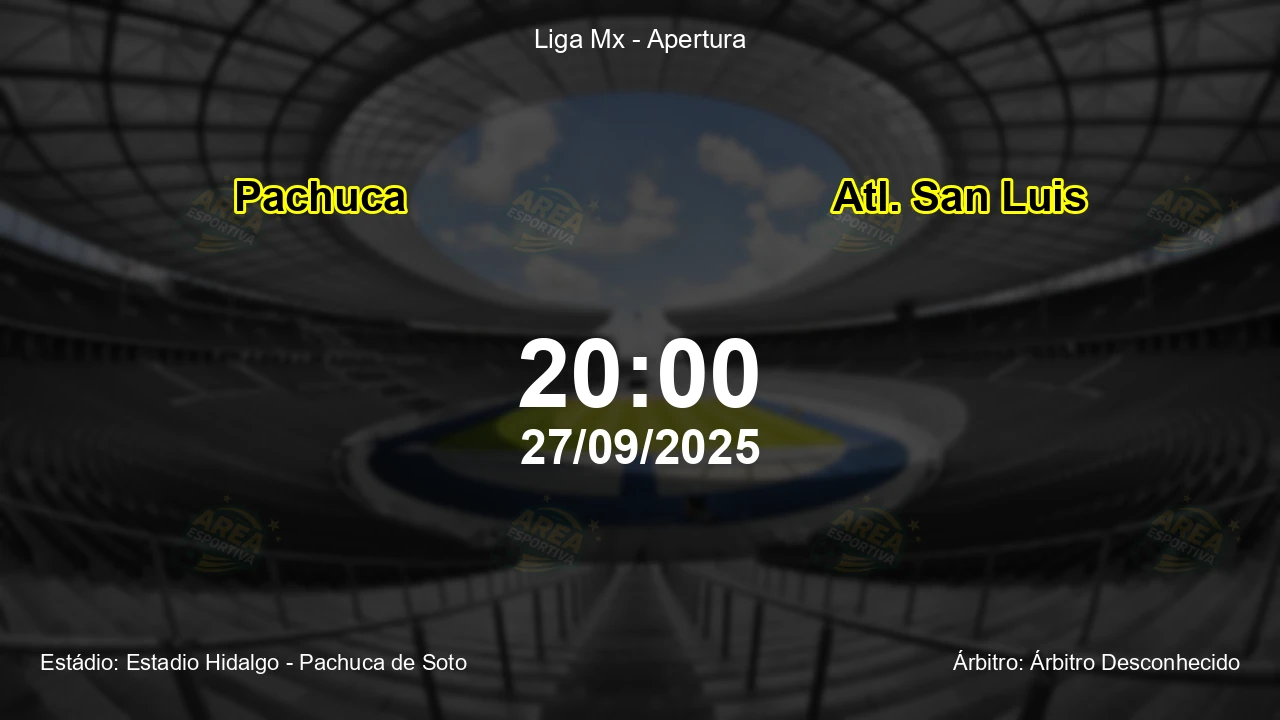 Palpite e análise do jogo Pachuca vs Atl. San Luis pela Liga Mx - Apertura