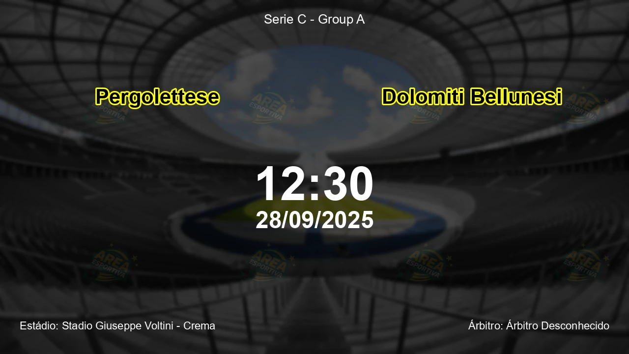 Palpite e análise do jogo Pergolettese vs Dolomiti Bellunesi pela Serie C - Group A