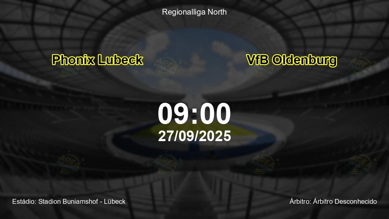 Palpite e análise do jogo Phonix Lubeck vs VfB Oldenburg pela Regionalliga North