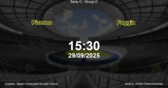 Palpite e análise do jogo Picerno vs Foggia pela Serie C - Group C