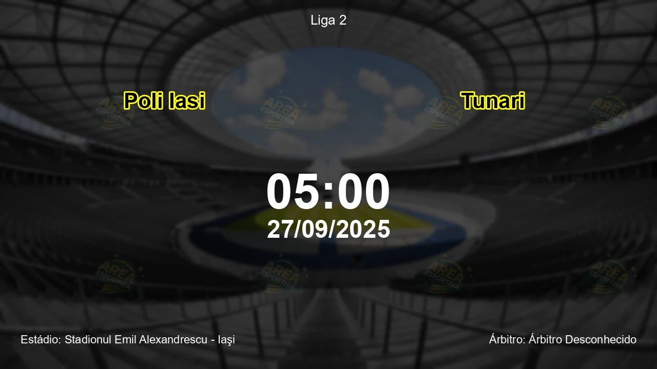 Palpite e análise do jogo Poli Iasi vs Tunari pela Liga 2