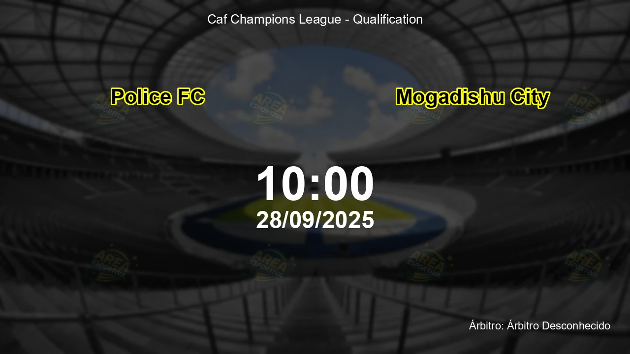 Palpite e análise do jogo Police FC vs Mogadishu City pela Caf Champions League - Qualification