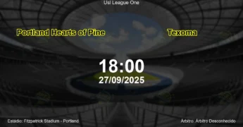 Palpite e análise do jogo Portland Hearts of Pine vs Texoma pela Usl League One