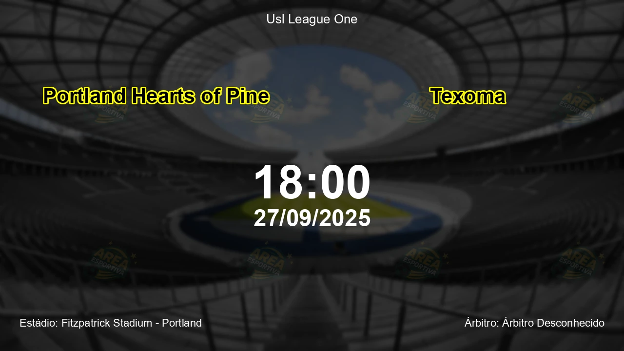 Palpite e análise do jogo Portland Hearts of Pine vs Texoma pela Usl League One