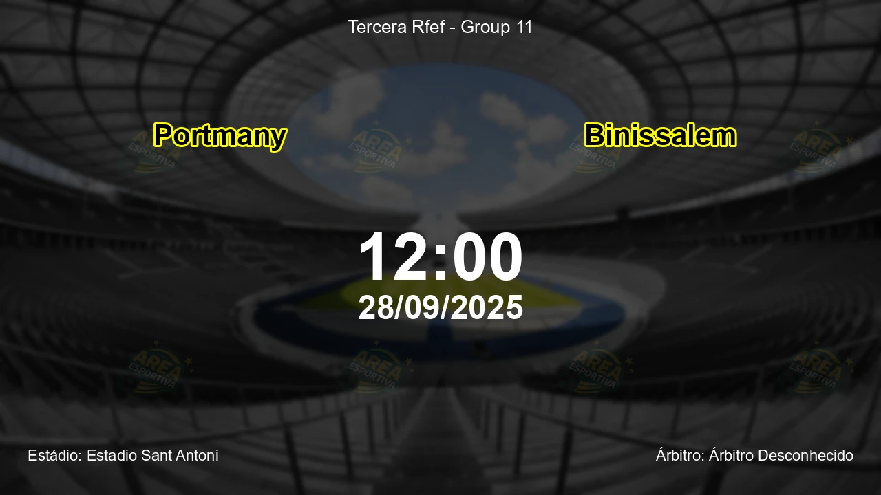Palpite e análise do jogo Portmany vs Binissalem pela Tercera Rfef - Group 11