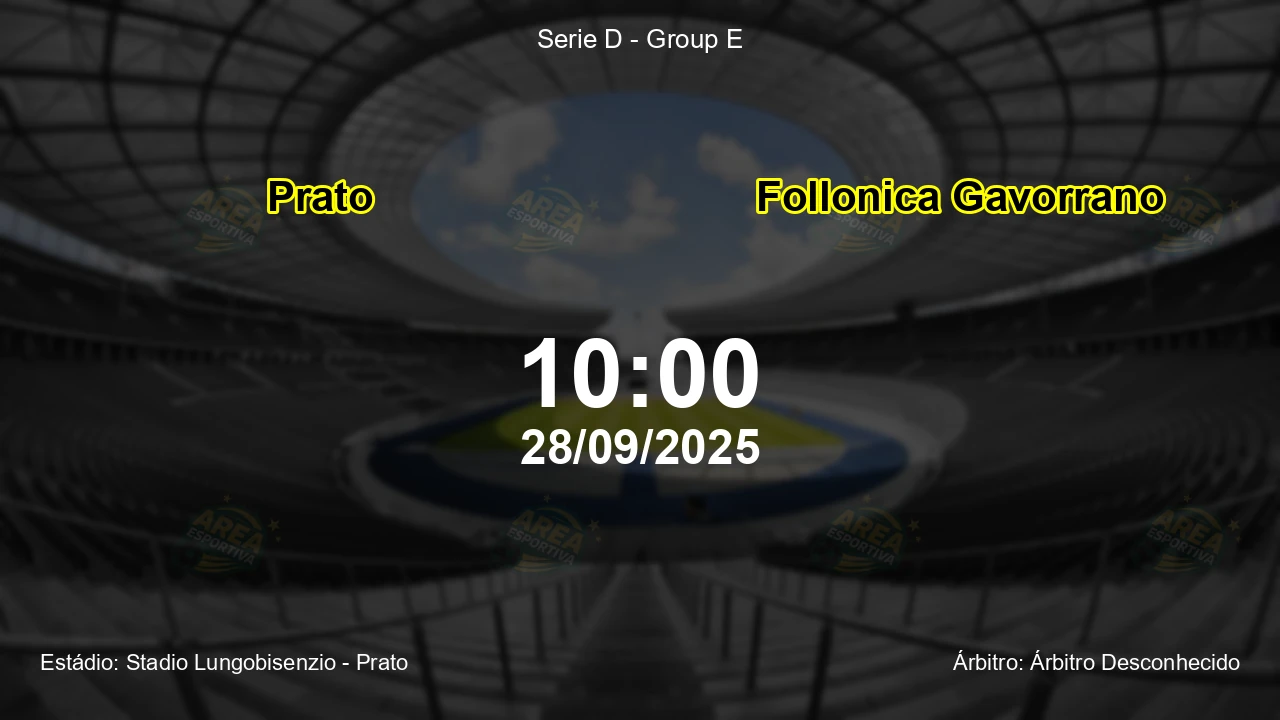 Palpite e análise do jogo Prato vs Follonica Gavorrano pela Serie D - Group E
