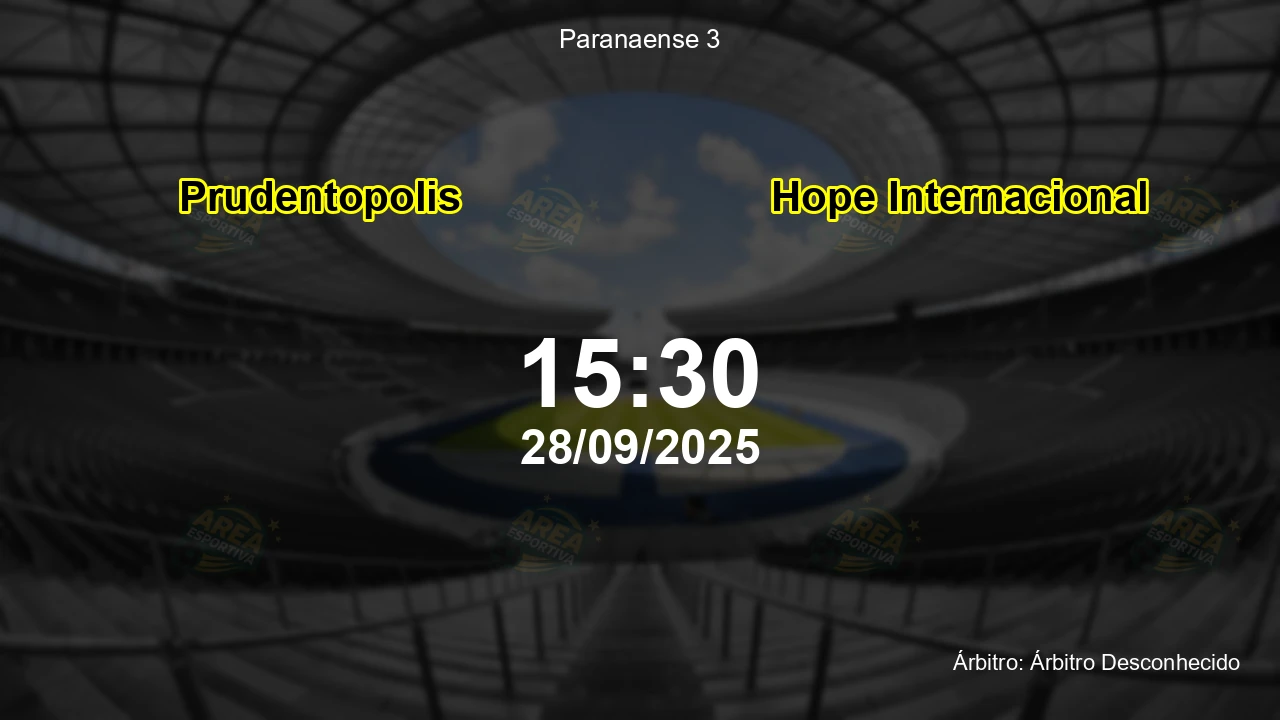 Palpite e análise do jogo Prudentopolis vs Hope Internacional pela Paranaense 3