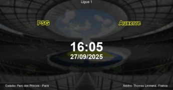 Palpite e análise do jogo PSG vs Auxerre pela Ligue 1