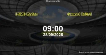 Palpite e análise do jogo PSMS Medan vs Sumsel United pela Championship