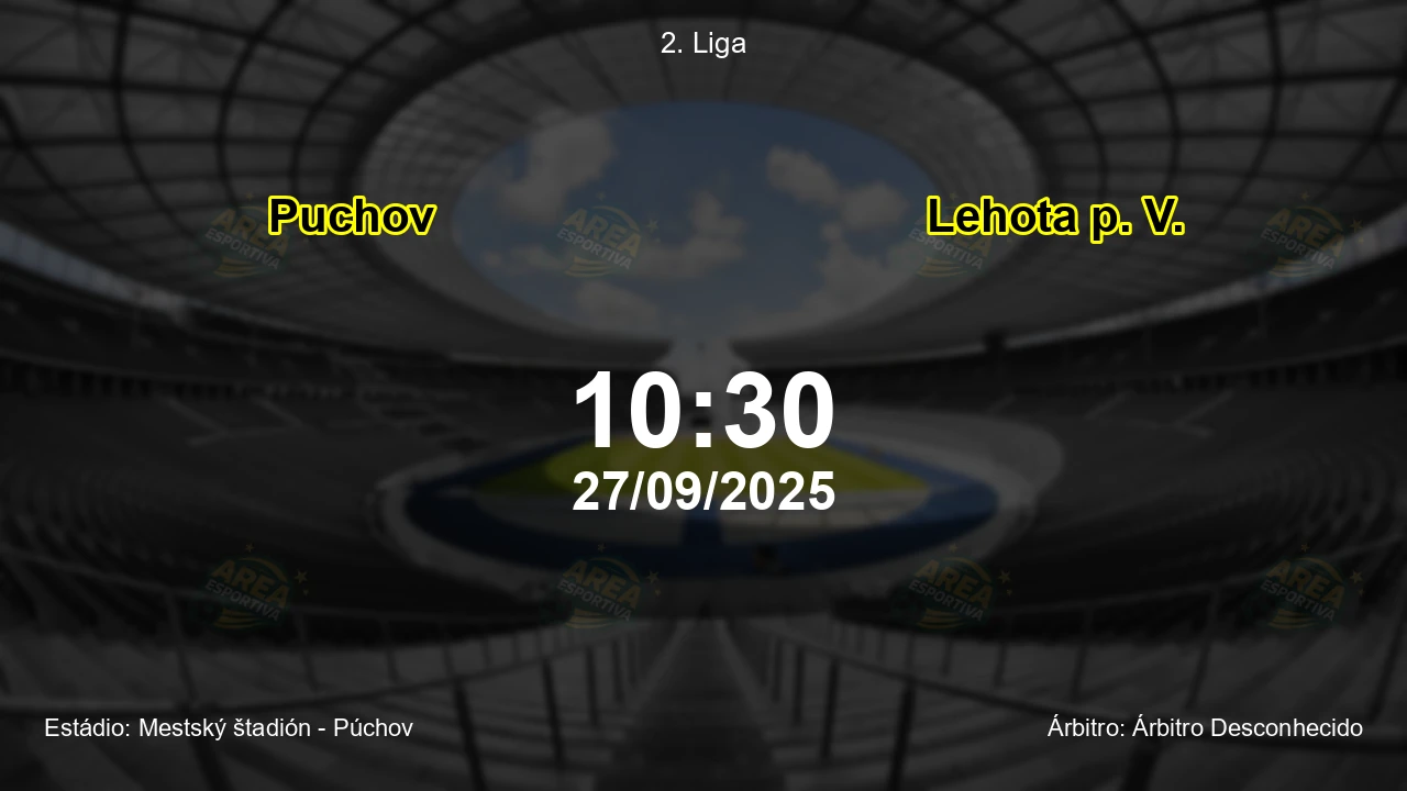 Palpite e análise do jogo Puchov vs Lehota p. V. pela 2. Liga
