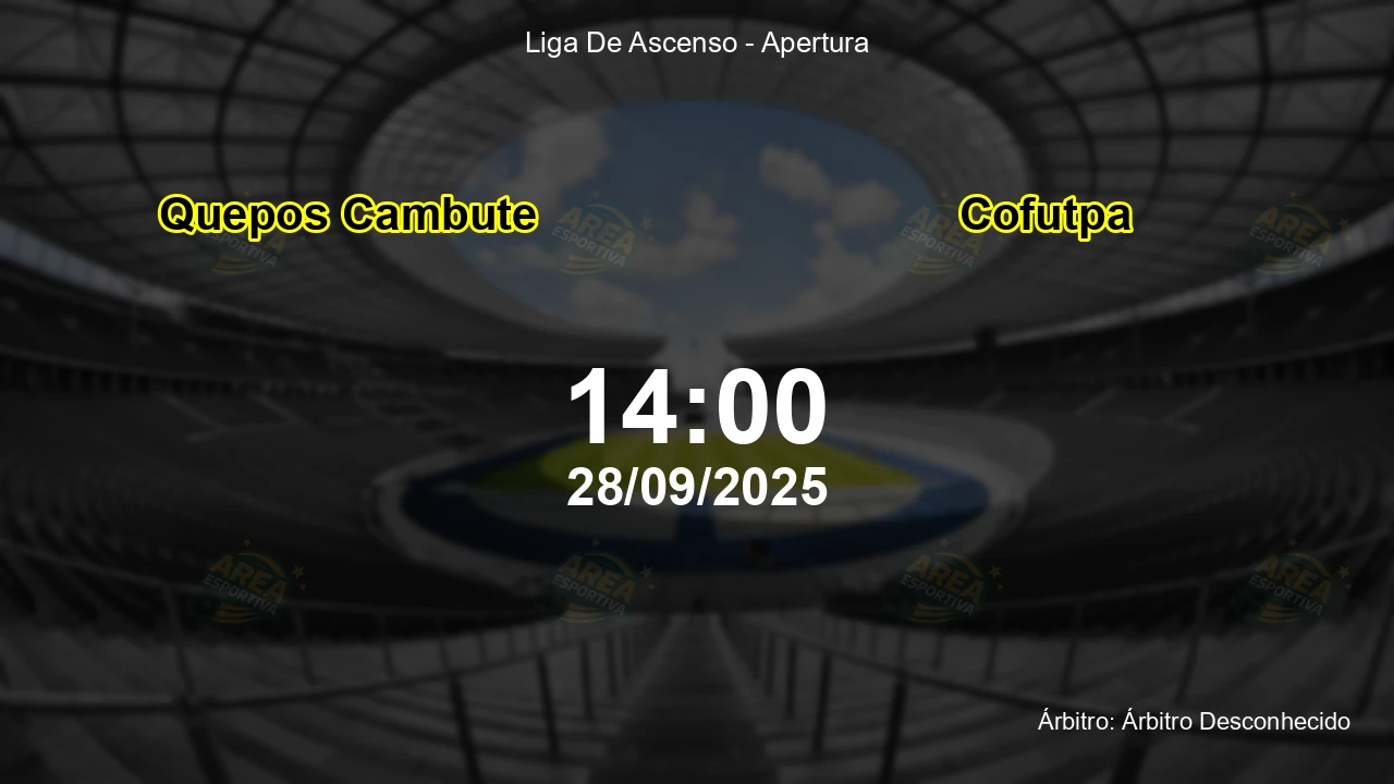 Palpite e análise do jogo Quepos Cambute vs Cofutpa pela Liga De Ascenso - Apertura