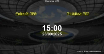Palpite e análise do jogo Quixada U20 vs Fortaleza U20 pela Cearense U20