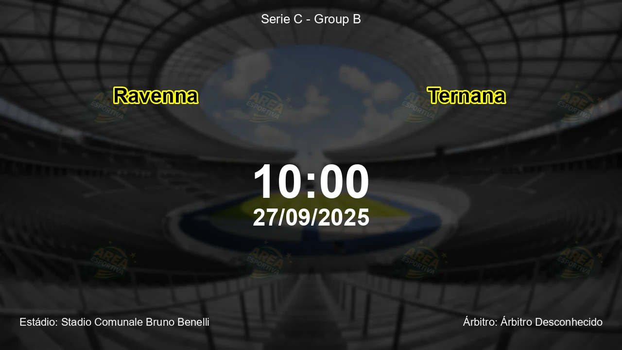 Palpite e análise do jogo Ravenna vs Ternana pela Serie C - Group B
