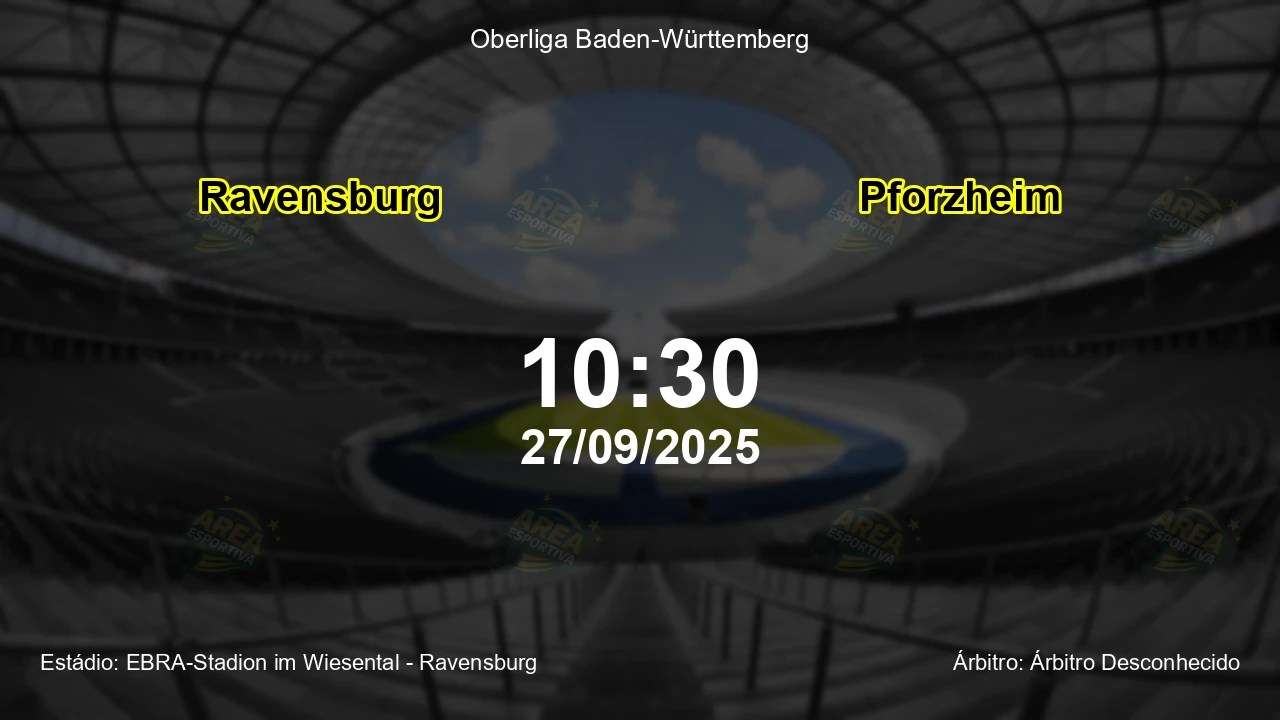 Palpite e análise do jogo Ravensburg vs Pforzheim pela Oberliga Baden-Württemberg