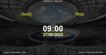 Palpite e análise do jogo Ready vs Fram pela Division 3 - Group 6