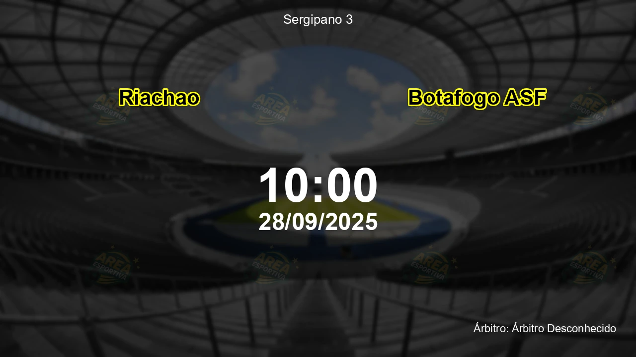 Palpite e análise do jogo Riachao vs Botafogo ASF pela Sergipano 3